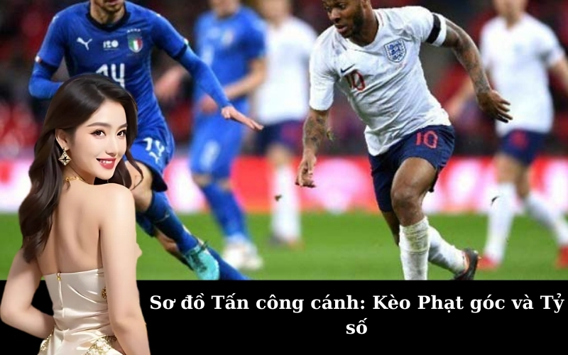 Sơ đồ Tấn công cánh: Kèo Phạt góc và Tỷ số