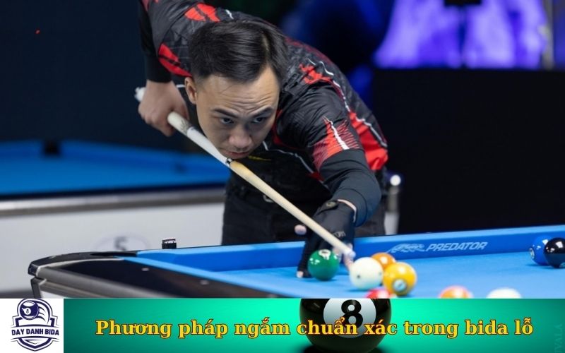 Phương pháp ngắm chuẩn xác trong bida lỗ